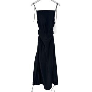 Short Sentence Goth Edgy Dress XS Black Sleeveless‎ Midi Gown Fairy Grunge Rock